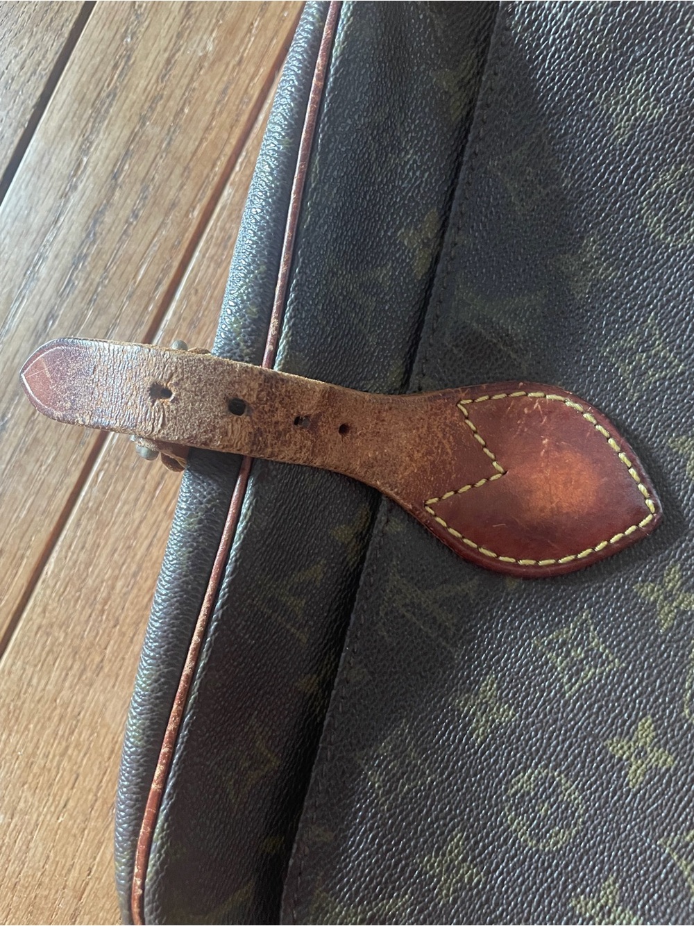 Louis Vuitton Monogram Crossbody Bag in Brown and Tan - Picture 4 of 10